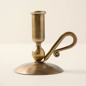 Modern Style Metal Brass Chamber Stick With Shell Design <b>Heat</b> Resistant Home Wedding Parties Decor Vintage Chamber Stick - Product Image 1