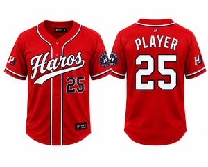 Camiseta de Béisbol Personalizada con Botones al Frente, Manga Corta, Uniforme de Equipo Sublimado, Secado Rápido, para Jóvenes y Adultos, Fabricante OEM - Product Image 4
