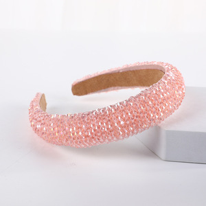 Elegant Fashion Floral Plastic Wide <b>Headband</b> 14CM for Wedding Party Women's Accessories Carton Packaging Hemasa Fashions - Product Image 5