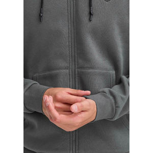 Ensemble de survêtement décontracté gris à capuche 2-en-1 en polaire pour garçons, avec sweat-shirt et pantalon en coton de couleur unie, respirant, coupe régulière, idéal pour l'automne - Product Image 5