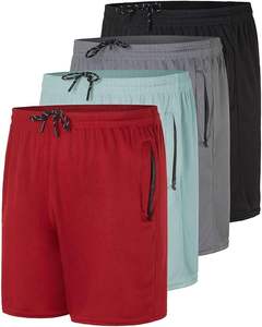 Pantalones Cortos de Playa para Hombre de Alta Calidad, Personalizados, para Entrenamiento de Verano, Casuales, de Cintura Media, Tejidos, con Cordón Ajustable y Estampado - Product Image 2