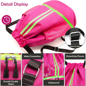 Sacs à dos de sport pour le football, sacs d'équipe de football avec logo personnalisé, équipement d'entraînement, fabricant OEM Pakistan, export, vente en gros mondiale - Product Image 6