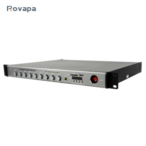 ROVAP RV-240MS 240W 1U 6 <strong>Audio</strong> Inputs 1 <strong>Audio</strong> <strong>Output</strong> with MP3 Player and FM Radio Function Zone Mixer Amplifier - Product Image 4