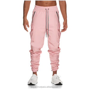 Pantalon de jogging de sport décontracté pour homme Pantalon de survêtement en toile imperméable pour la course à pied et la musculation Pantalon de survêtement coupe ajustée - Product Image 2