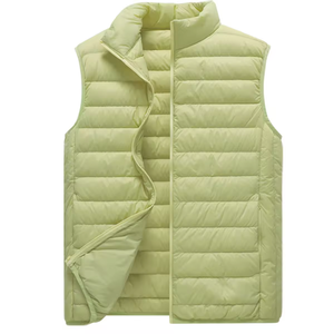 Winter Custom Logo Zip Up Work Gilets Vests Design Company Uniform Outdoor <b>Thick</b> Warm Sleeveless Men Puffer Vest And Custom Logo - Product Image 2