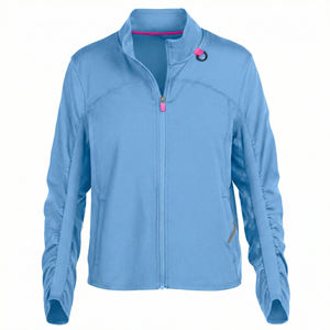 Chaquetas Quirúrgicas Médicas al por Mayor con Logotipo Personalizado, Manga Fruncida, Rendimiento Atlético, Chaquetas de Calentamiento para Enfermería - Product Image 6