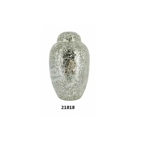 Urna Funeraria de Metal con Mariposas Pintadas, Blanca con Mariposas, Estilo Americano, Capacidad de 200 Pulgadas Cúbicas - Product Image 5