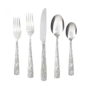 Ensemble de couverts modernes et durables en acier inoxydable doré, vaisselle, couverts de table, finition miroir, non revêtus, cuillère, fourchette, couteau, restaurant - Product Image 2