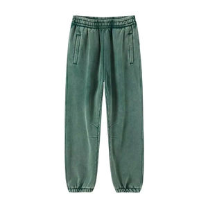 Pantalones de invierno para hombre de alta calidad, joggers con lavado ácido, gruesos y pesados, estilo streetwear, pantalones de chándal de forro polar, pantalones para hombre lavados - Product Image 1