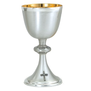 hot Selling Chalice Brass Color Also Customized With Etching Design Chalice is handmade high-quality brass church supplies - Product Image 2