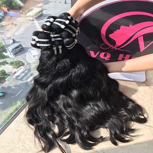 Venta al por mayor vietnamita crudo Virgen sin procesar cabello humano cutícula alineada onda natural doble dibujado extensiones de cabello humano - Product Image 4