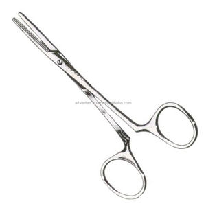 คีมหนีบหลอดเลือดดำแบบตรงและโค้ง A-1 VERITAS Spencer-Wells ทำจากสแตนเลสสตีล ใช้ซ้ำได้ สำหรับการผ่าตัด |   ที่จับเข็ม - Product Image 4
