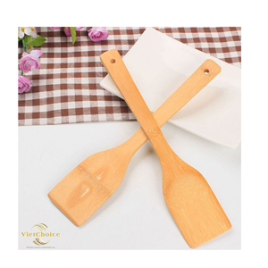 Eco Friendly Bamboo Spatula Natural Kitchen Cooking Tool for Wholesale Buyers - Product Image 3