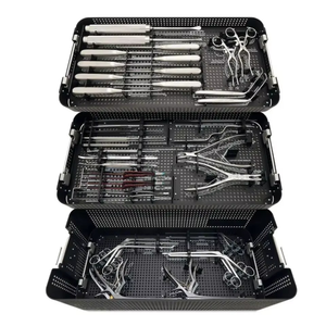Premium Spinal Instrument <b>Set</b> for Lumbar Surgery Stainless Steel Laminectomy Discectomy Pedicle <b>Screw</b> Kit for Lumbar Surgery - Product Image 1