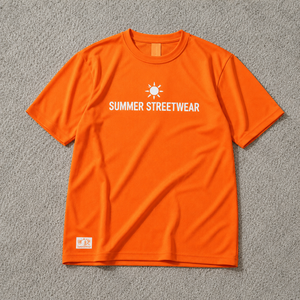 T-shirt d'été pour homme à imprimé graphique, coupe ample, en coton épais, style streetwear oversize - Product Image 6