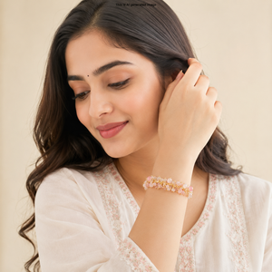 Handmade Beaded <b>Bracelet</b> <b>for</b> Women Crystal Pearl Stretch <b>Bracelet</b> <b>Friendship</b> Gift <b>Bracelet</b> <b>for</b> Girls Fashion Jewelry Rakhi Style - Product Image 5