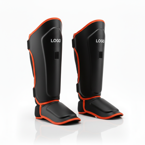 Espinilleras Deportivas Ligeras y Transpirables para Mayor Seguridad, Nuevo Diseño, Cuero Genuino de Alta Calidad, Protección Integral - Product Image 1