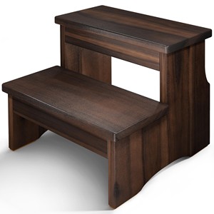 Handcrafted Walnut Wood <b>Step</b> Stool - Modern Aesthetic | Wholesale - Product Image 2