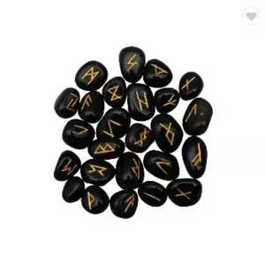 Juego de Piedras Rúnicas de Gemas Azules Pulimentadas, Forma Libre, Cristal Natural Curativo, Reiki, Arte Coleccionable - Product Image 4