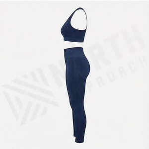 Ensemble de yoga personnalisé à marque privée pour femmes, vêtements de sport, tenue de fitness, vêtements d'entraînement, équipement de sport - Product Image 3
