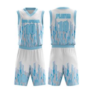 Uniforme de Baloncesto Personalizado con Impresión Digital, Camiseta de Baloncesto para Hombre, 100% Poliéster Transpirable, Sublimado Completo - Product Image 3