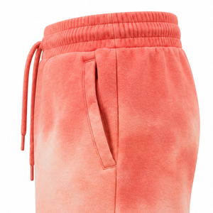 <b>Mens</b> Garment Dyed <b>Fleece</b> Sweat <b>Shorts</b> Elastic Drawstring Waist Side Pockets Casual Lounge Wear Wholesale Custom Apparel Supplier - Product Image 6