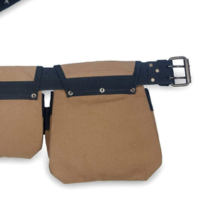 Custom OEM/ODM Heavy Duty Premium Leather Carpenter <b>Tool</b> <b>Belts</b> with Adjustable Strap Multi-Function & High Capacity - Product Image 4