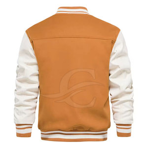 Chaqueta Letterman 100% Algodón Transpirable con Logotipo Frontal, Chaqueta de Invierno, Mejor Precio, Nueva Llegada - Product Image 3