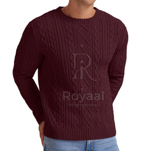 Pulls d'hiver pour hommes, couleur unie, vente en gros, basiques de la mode, pulls les plus vendus pour hommes - Product Image 2