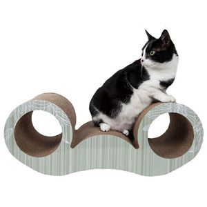 Ultra Premium Modern Binocular Contoured Cat Scratcher Exquisite Cat Trees & Scratcher - Product Image 2