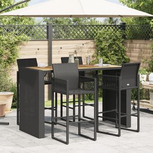 Mesa de Bar Negra para Jardín - Product Image 3