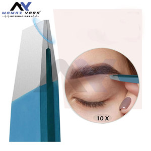Juego Profesional de 4 Pinzas para Cejas, Color Caramelo, para Hombres y Mujeres, Herramienta de Viaje para Eliminar Pelo Facial y Cejas Encarnadas - Product Image 2