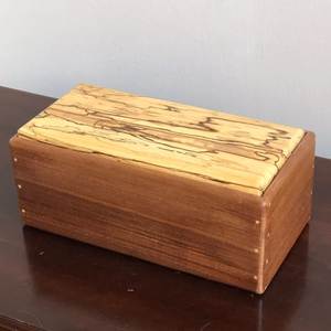 Modern Handcrafted Wooden Storage Boxes Set 1 Layer Rectangle Dishwasher Safe Food Safe Lightweight Stacking <b>Lid</b> Minimalist - Product Image 3