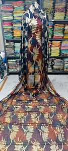 Robe traditionnelle de luxe écologique 3 pièces pour femme, motif floral imprimé, style somalien Dirac Gogura Garbasar, en viscose, spéciale - Product Image 6