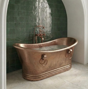 Bañeras de cobre en línea en India, comprar bañeras de cobre en línea, las mejores bañeras de cobre en línea, tienda en línea de bañeras de cobre al por mayor - Product Image 2