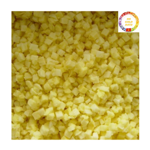Frozen Pineapple IQF Fruit Cubes | Beverage Processing Use | Bulk Export | Factory Supplier - Product Image 1