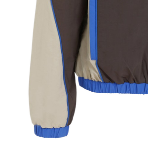 Veste coupe-vent respirante pour homme avec empiècements, logo personnalisé, vente en gros, vêtements de sport d'extérieur, veste coupe-vent - Product Image 4