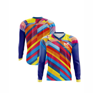 Jersey Transpirable, Ligero y Cortavientos para Ciclismo de Descenso, Motociclismo y Todoterreno, de Secado Rápido, con Corte Láser, de Poliéster y Elastano, Unisex para Adultos - Product Image 3