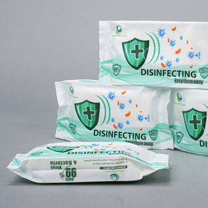 Lingettes nettoyantes non tissées antibactériennes écologiques, emballées individuellement, extra douces, sûres pour la peau, parfumées à la citronnelle naturelle, Kawaii - Product Image 1