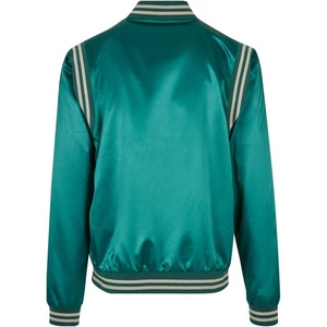 คุณภาพสูงStreetwear UnisexเบสบอลVarsityแจ็คเก็ตผ้าไหมซาตินสไตล์ใหม่Varsity Jacket100% โพลีเอสเตอร์ขนาดใหญ่แจ็คเก็ต - Product Image 2