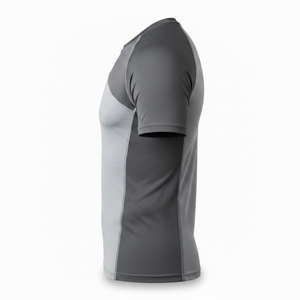 T-shirt de compression sublimé à motifs inaltérables, vêtement de sport haute performance en Spandex, coupe ajustée pour la musculation - Product Image 4