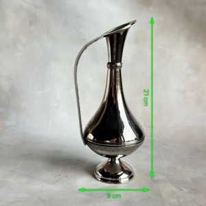Jarra de acero con acabado plateado de estilo único, elegante para servir, ideal para entretenimiento de invitados y uso decorativo. - Product Image 6