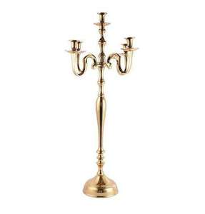 Candelabro de Lujo de Gran Tamaño, Diseño en Relieve, para Decoración de Bodas y Fiestas - Product Image 1
