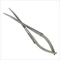Ciseaux à ressort en acier inoxydable de haute précision, lame pointue, lames courbées, outil de manucure de précision pour l'élimination des cuticules