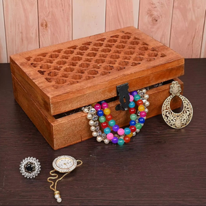กล่องเก็บเครื่องประดับไม้แบบกำหนดขนาดเอง ทำด้วยมือโดย Perfect Enterprises - Product Image 5