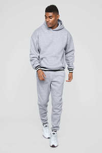 Custom Logo Active <b>Pullover</b> Cotton Polyester Pocket <b>Pullover</b> <b>Men</b> Tracksuit - Product Image 3