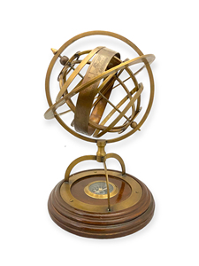 Grande sphère armillaire antique en laiton de 20 pouces, globe terrestre pour la maison, le bureau, la bibliothèque et la décoration éducative - Product Image 3