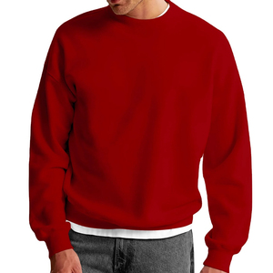 Sweat-shirt en molleton personnalisé pour homme, col rond brodé, 50% coton 50% polyester, 280g, coupe ample - Product Image 1