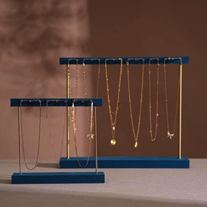 Luxury Metal Necklace Display Stand <b>For</b> Chains Pendants And Jewelry Organizer <b>Dressing</b> <b>Table</b> And Boutique Showcase From India - Product Image 1