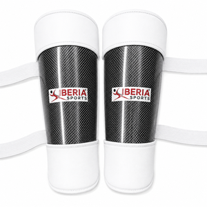 Espinilleras de Hockey IBERIA 3K de Fibra de Carbono y Espuma EVA |   Espinilleras Protectoras Profesionales para Adultos |   OEM ODM Personalizado - Product Image 2